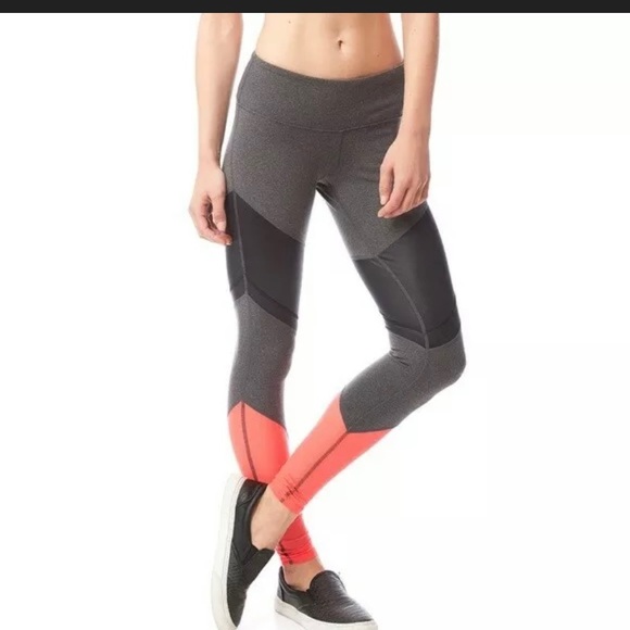 ALO Yoga Pants - Alo color block mesh size 4